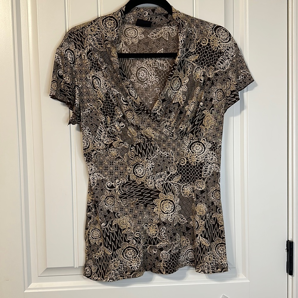 JKLA Women’s Y2k V-Neck Blouse